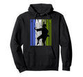 Blue Green Karate Birthday Distressed Hoodie - Graphic Print for Adults - T-Shirt, Sweatshirt, Hoodie