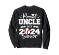 Proud Uncle 2024 Senior Funny Baseball Sweatshirt - Trendy Graphic Unisex - T-Shirt, Sweatshirt, Hoodie