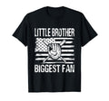 Little Brother Biggest Fan Baseball T-Shirt - Custom Art Print for Adults - T-Shirt, Sweatshirt, Hoodie