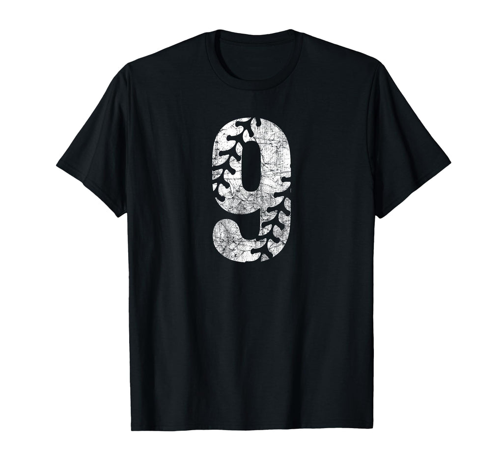 Baseball Softball Mom 9 Number 9 T-Shirt - Custom Art Print for Adults - T-Shirt, Sweatshirt, Hoodie