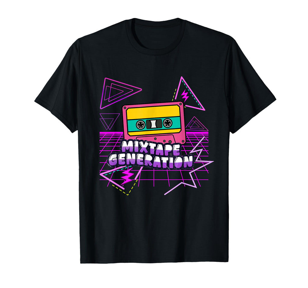 Mixtape Generation 80S 90S Cassette T-Shirt - Streetwear Style for Adults - T-Shirt, Sweatshirt, Hoodie