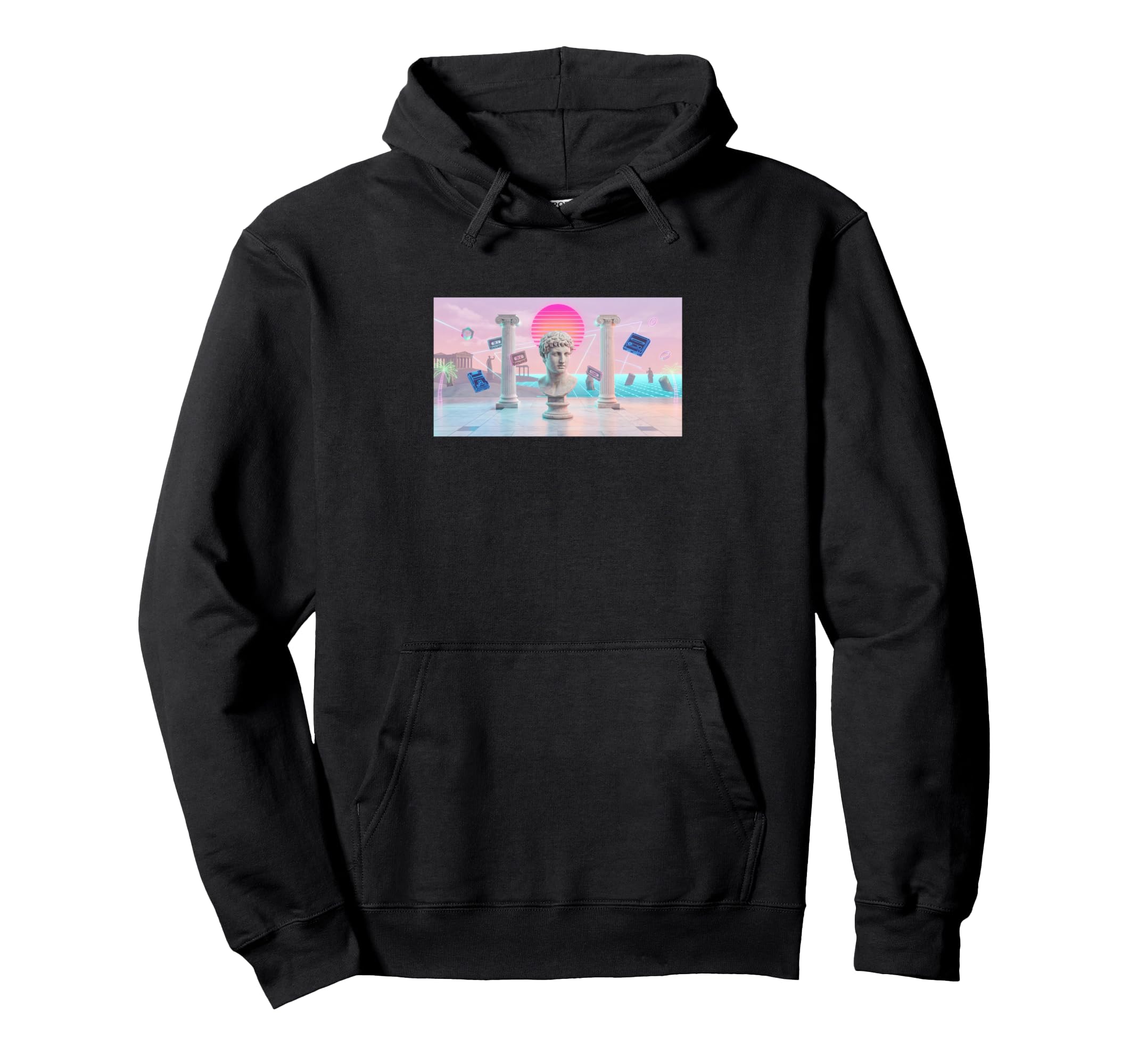 Vaporwave Aesthetic Trippy Vapor Wave Hoodie - Unique Graphic Unisex - T-Shirt, Sweatshirt, Hoodie