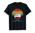 Motorhome Rv Camper Travel Sunset T-Shirt - Minimalist Print Men Women - T-Shirt, Sweatshirt, Hoodie
