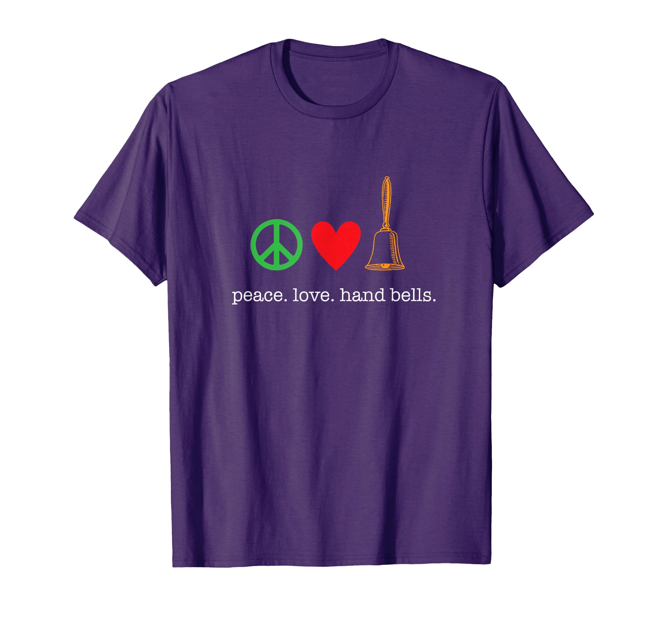 Hand Bell Players Bell Choir Peace T-Shirt - Fun Novelty Design Unisex - T-Shirt, Sweatshirt, Hoodie