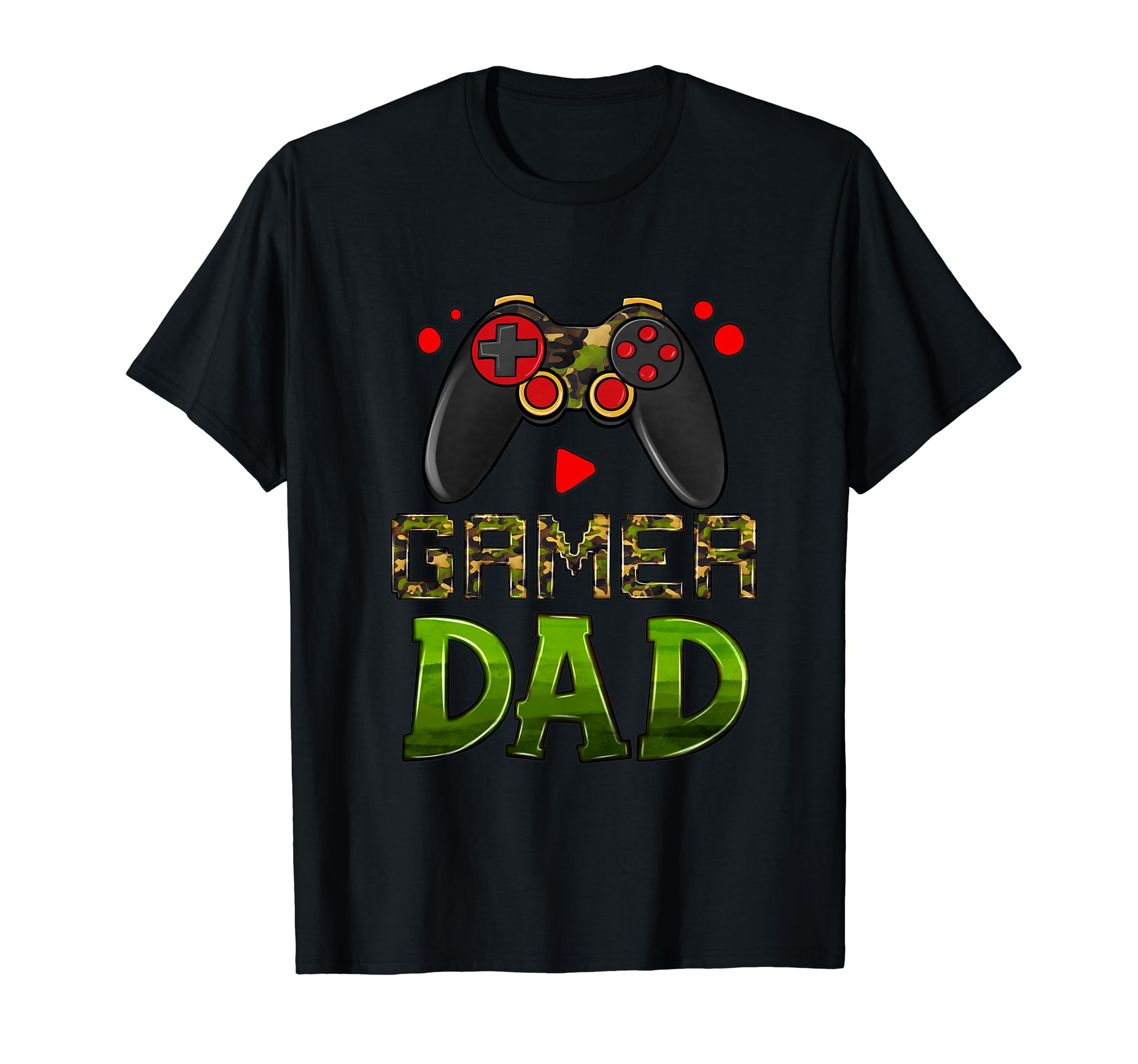 Gamer Dad Video Game Dad Best Gamer T-Shirt - Custom Art Print Unisex - T-Shirt, Sweatshirt, Hoodie