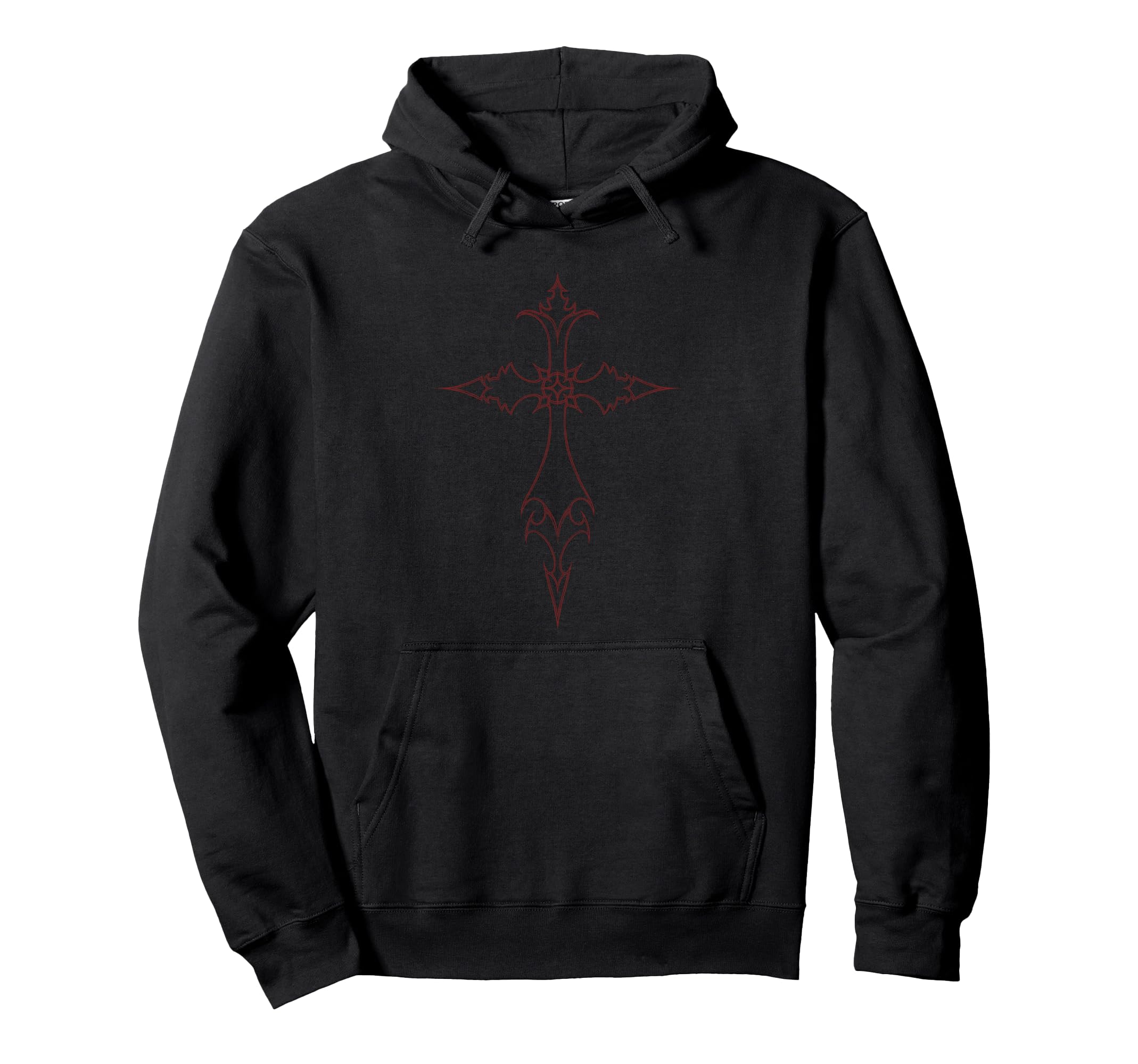 Y2K 90S Goth Cross Grunge Emo Alt Hoodie - Aesthetic Graphic for Adults - T-Shirt, Sweatshirt, Hoodie