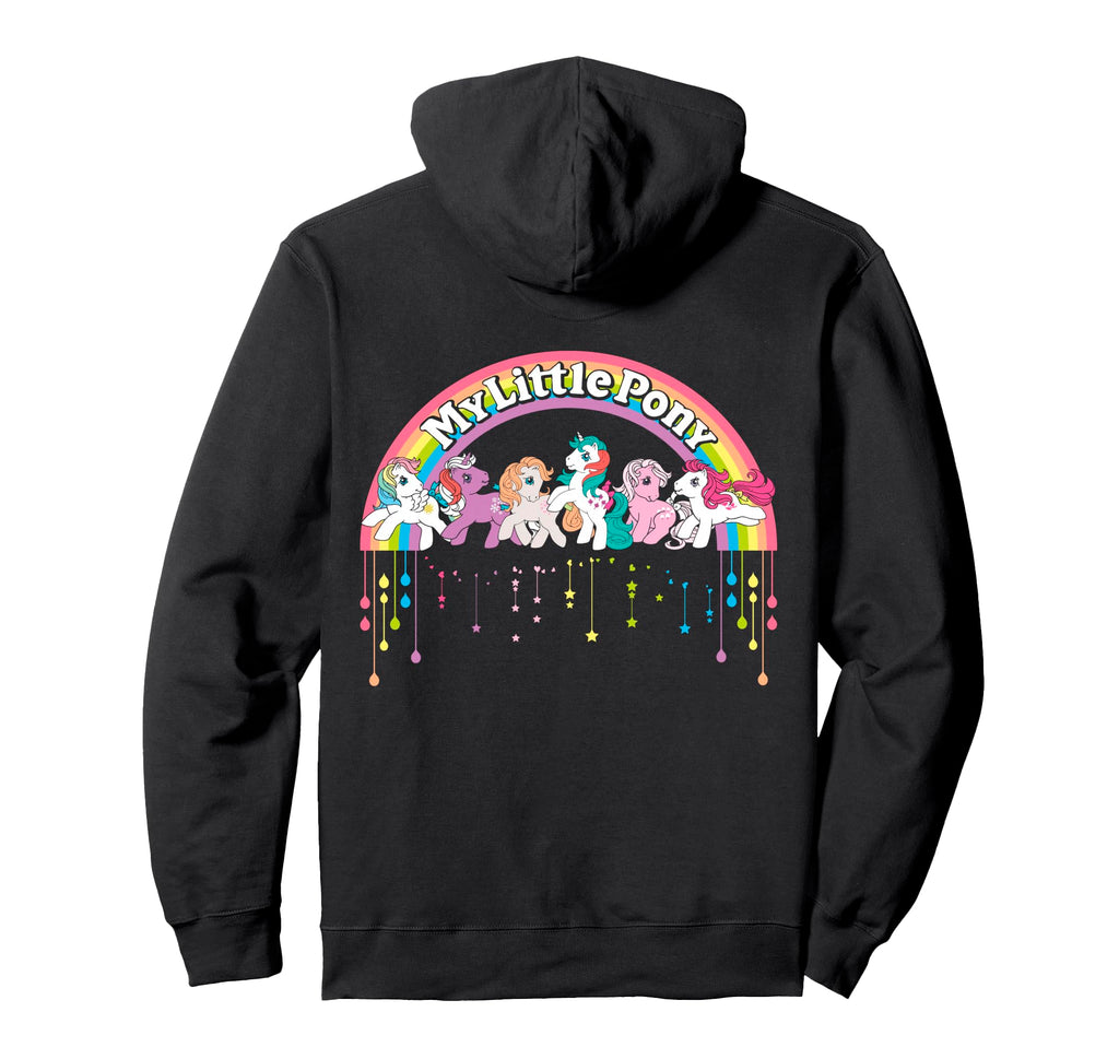 Logo Cartoon Rainbow Dash Rarity Hoodie - Fun Novelty Design for Adults - T-Shirt, Sweatshirt, Hoodie