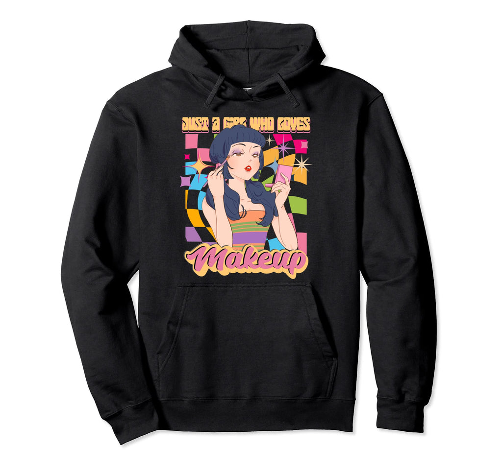 Anime Who Loves Makeup Rainbow Japan Hoodie - Unique Graphic for Adults - T-Shirt, Sweatshirt, Hoodie