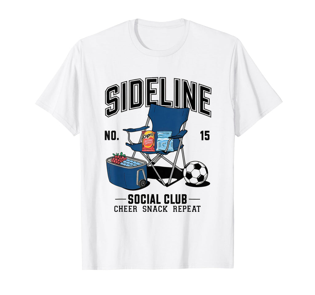 Sideline Social Club Soccer Mom Game T-Shirt - Aesthetic Graphic Men Women - T-Shirt, Sweatshirt, Hoodie