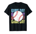 Game Day Baseball Lovers Mom Mothers Day T-Shirt - Unique Graphic Unisex - T-Shirt, Sweatshirt, Hoodie