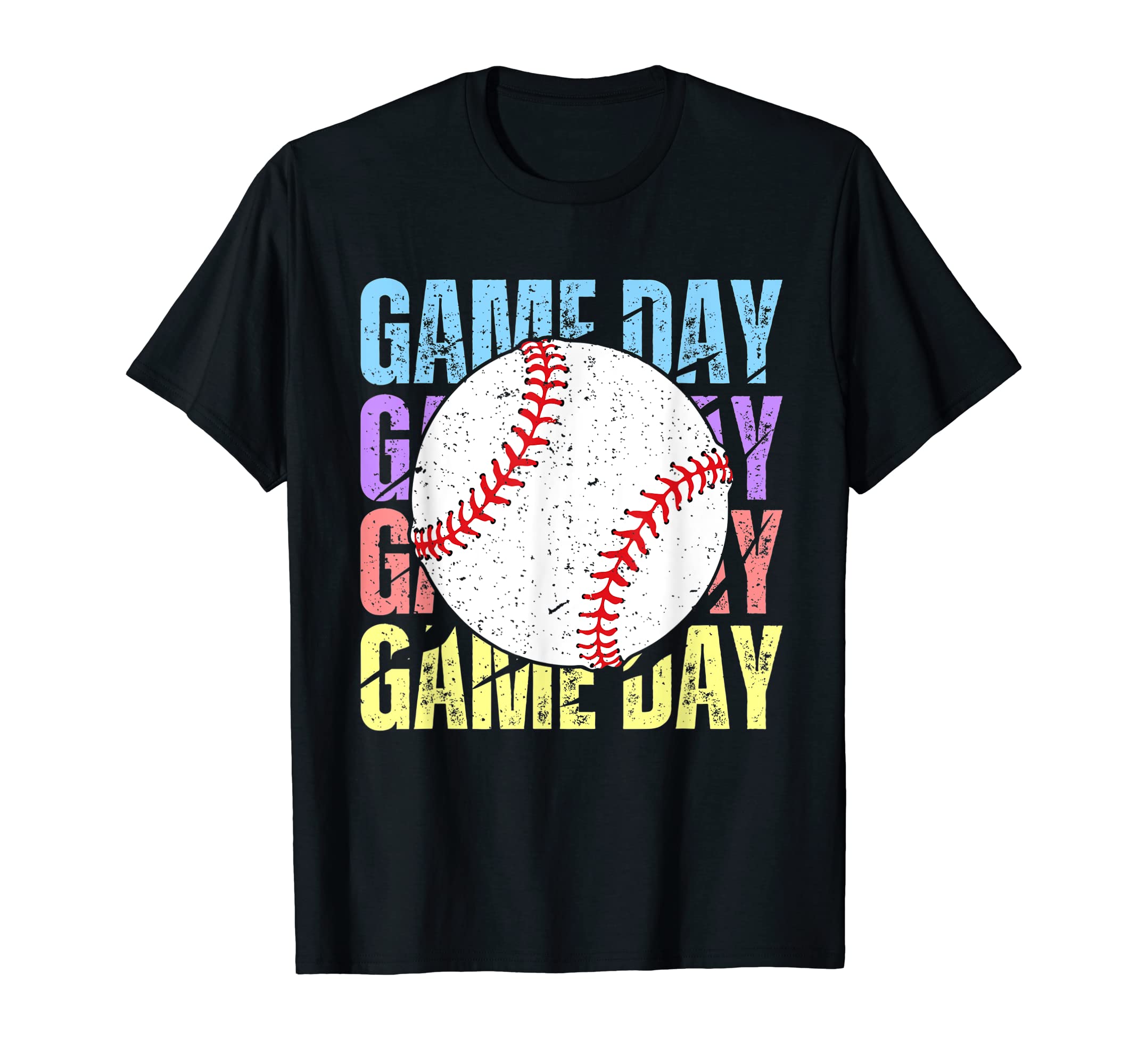 Game Day Baseball Lovers Mom Mothers Day T-Shirt - Unique Graphic Unisex - T-Shirt, Sweatshirt, Hoodie