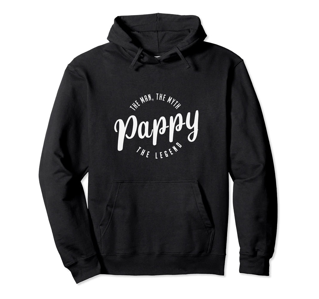 Pappy Myth Legend Distressed Hoodie - Graphic Print for Adults - T-Shirt, Sweatshirt, Hoodie