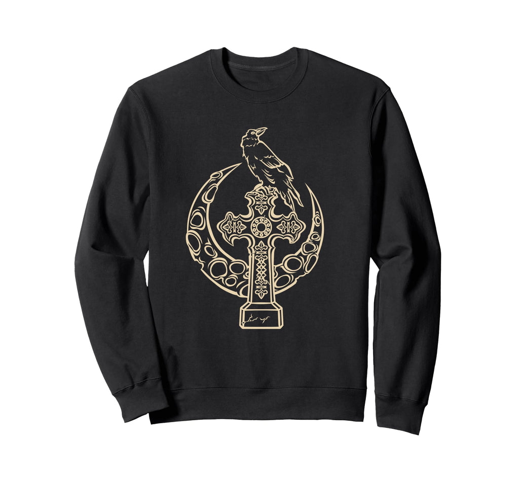 Alt Emo Y2K Fairycore Crescent Moon Sweatshirt - Graphic Print Unisex - T-Shirt, Sweatshirt, Hoodie