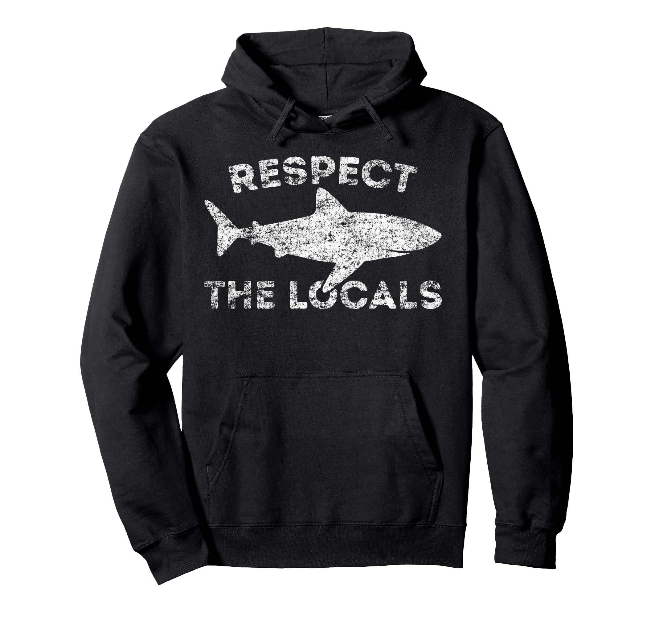 Funny Scuba Diving Respect Locals Hoodie - Novelty Apparel Unisex - T-Shirt, Sweatshirt, Hoodie