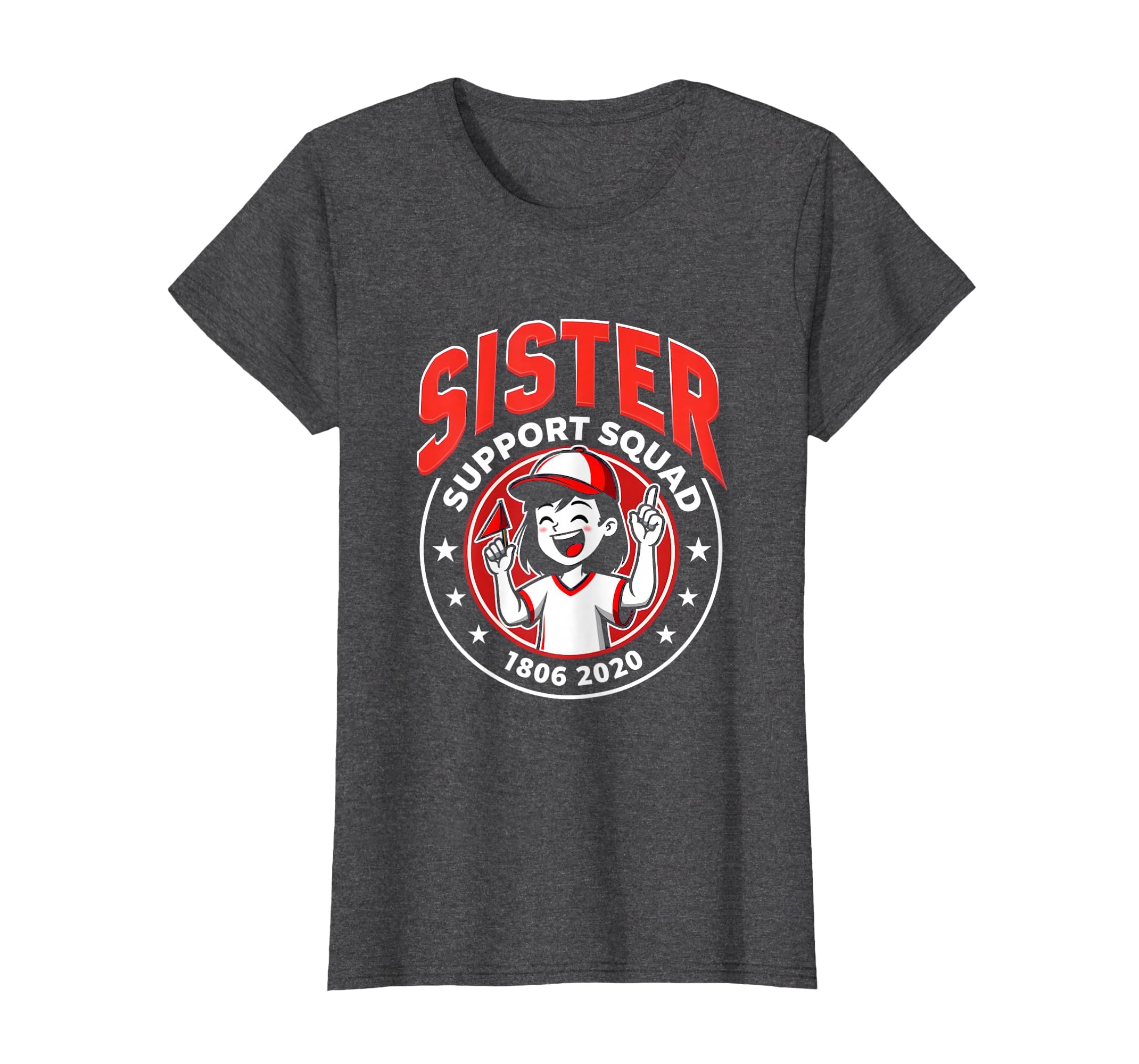 Baseball Sister Support Squad Game Day T-Shirt - Streetwear Style Unisex - T-Shirt, Sweatshirt, Hoodie
