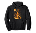 Capybara Howling Moon Meme 90S Animal Hoodie - Aesthetic Graphic for Adults - T-Shirt, Sweatshirt, Hoodie