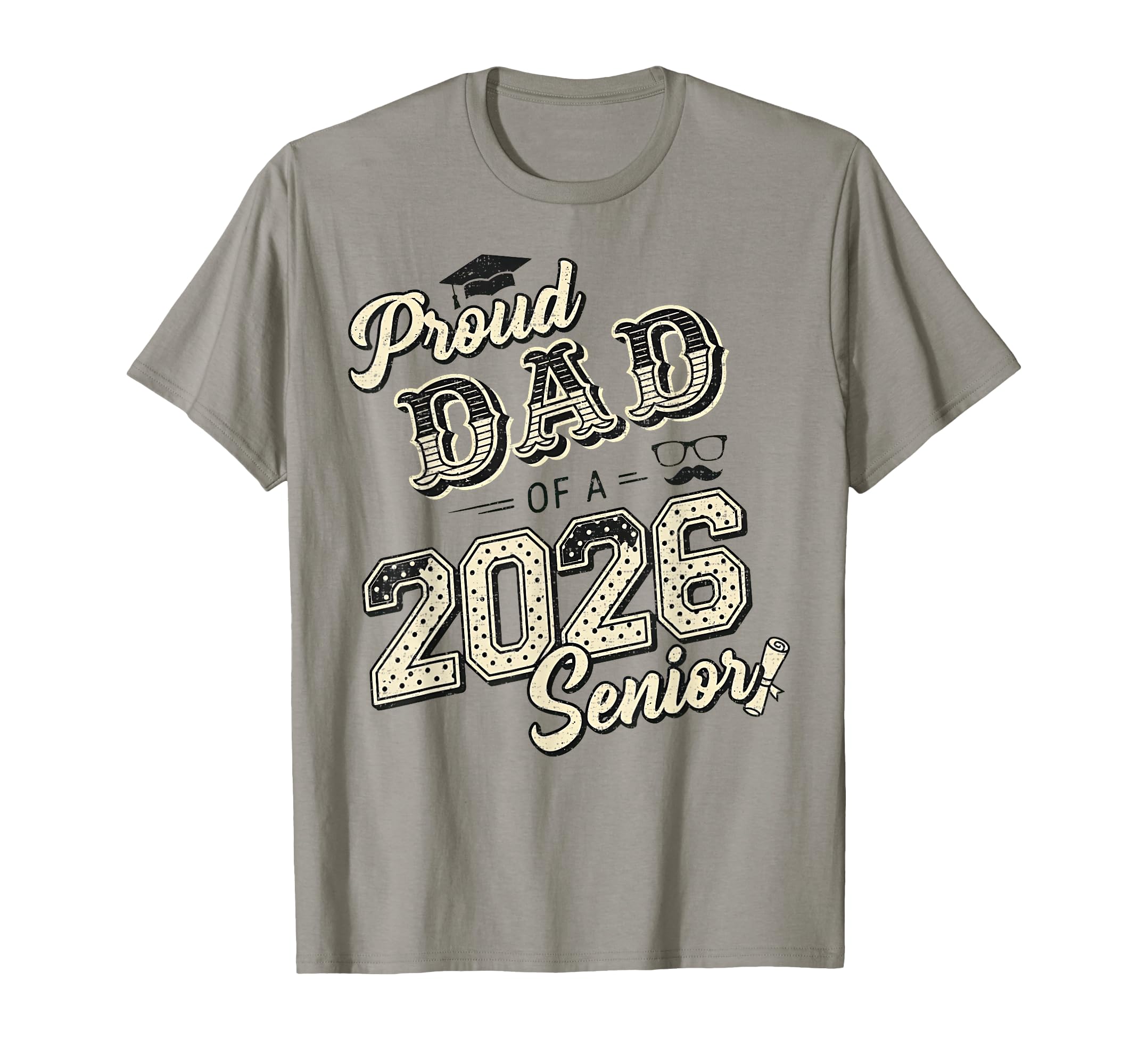 Proud Dad 2026 Senior Baseball Father T-Shirt - Novelty Apparel Men Women - T-Shirt, Sweatshirt, Hoodie