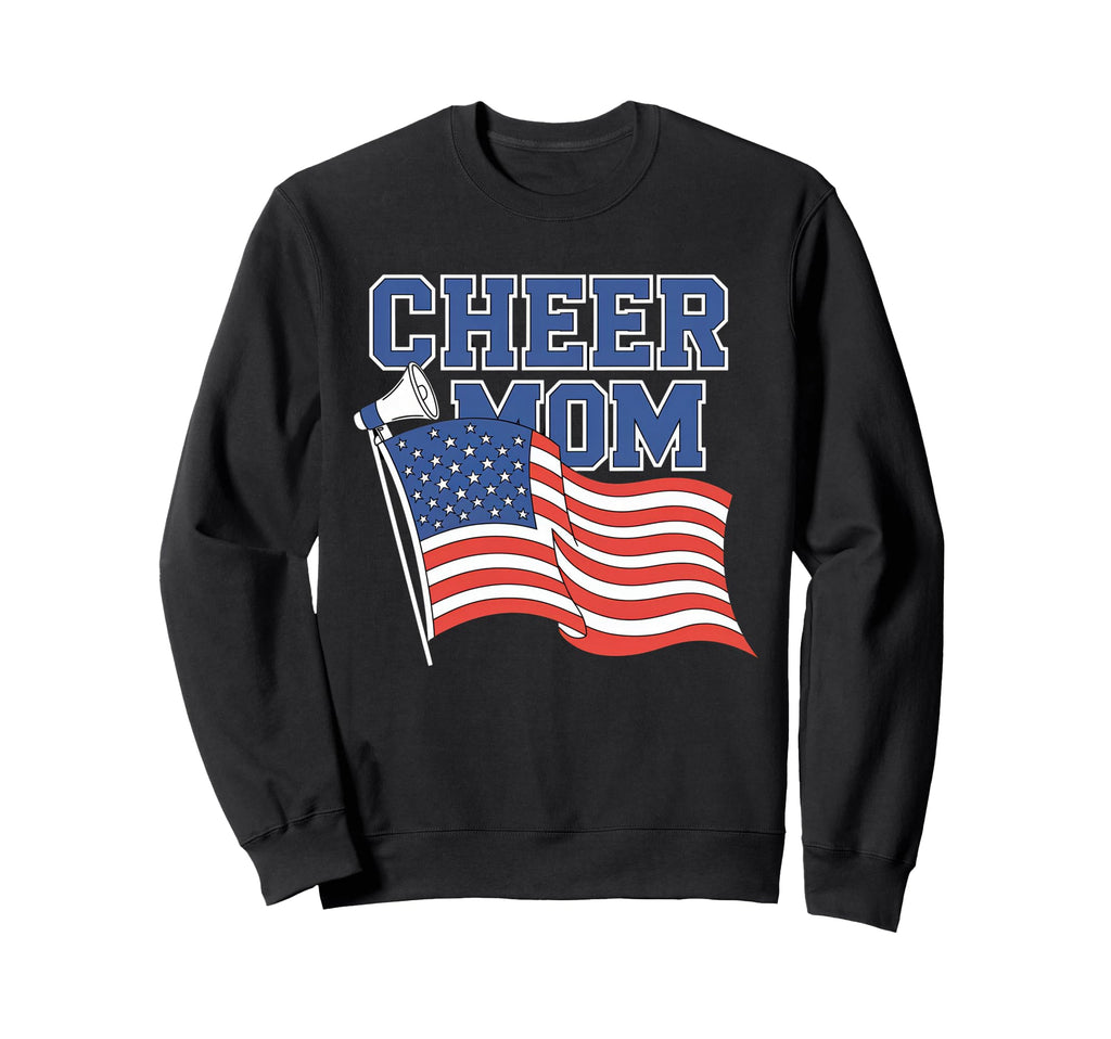 Cheer Mom Mother Bow Sweatshirt - Casual Everyday Wear for Adults - T-Shirt, Sweatshirt, Hoodie