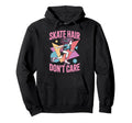 Skate Hair Roller Skate Roller Hoodie - Fun Novelty Design for Adults - T-Shirt, Sweatshirt, Hoodie