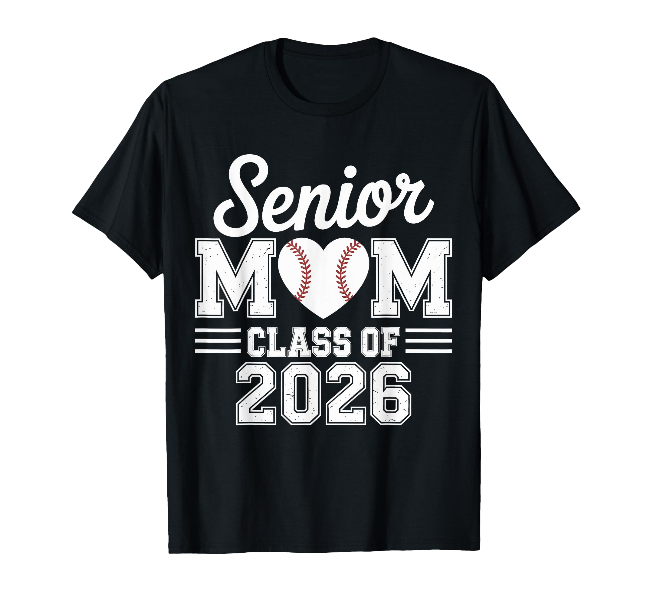 Senior Mom Class 2026 Baseball Proud T-Shirt - Minimalist Print Men Women - T-Shirt, Sweatshirt, Hoodie