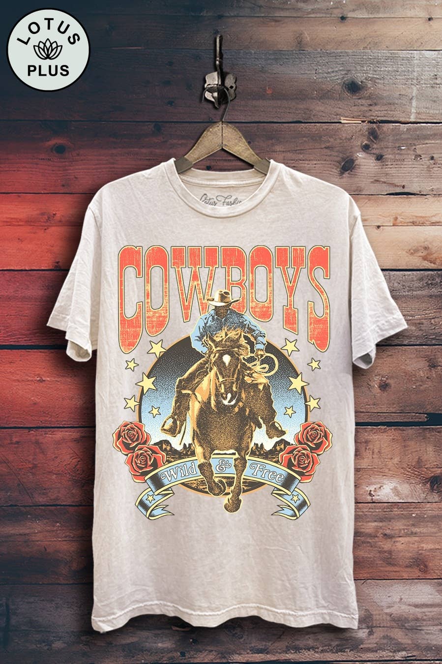 Cowboys Wild and Free Graphic Top - Adult & Kids T-Shirts, Sweatshirts & Hoodies apparel design preview 1