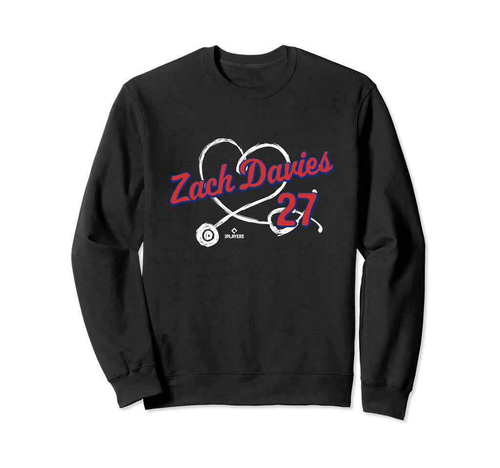 Zach Davies Mlbpa Chicago Baseball Sweatshirt - Fun Novelty Design Unisex - T-Shirt, Sweatshirt, Hoodie