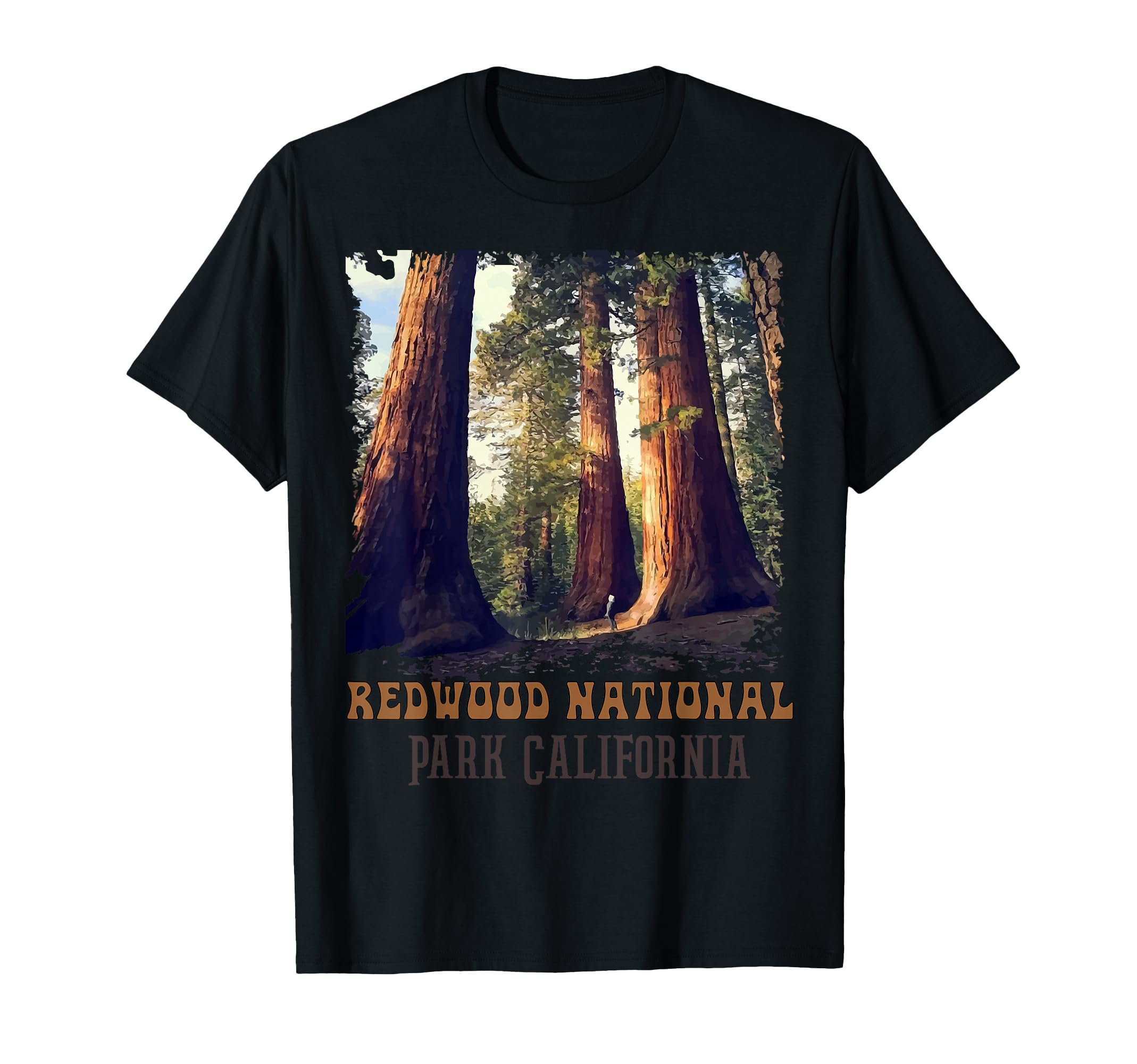 Humboldt Redwoods Us California State Parks T-Shirt - Graphic Print Unisex - T-Shirt, Sweatshirt, Hoodie