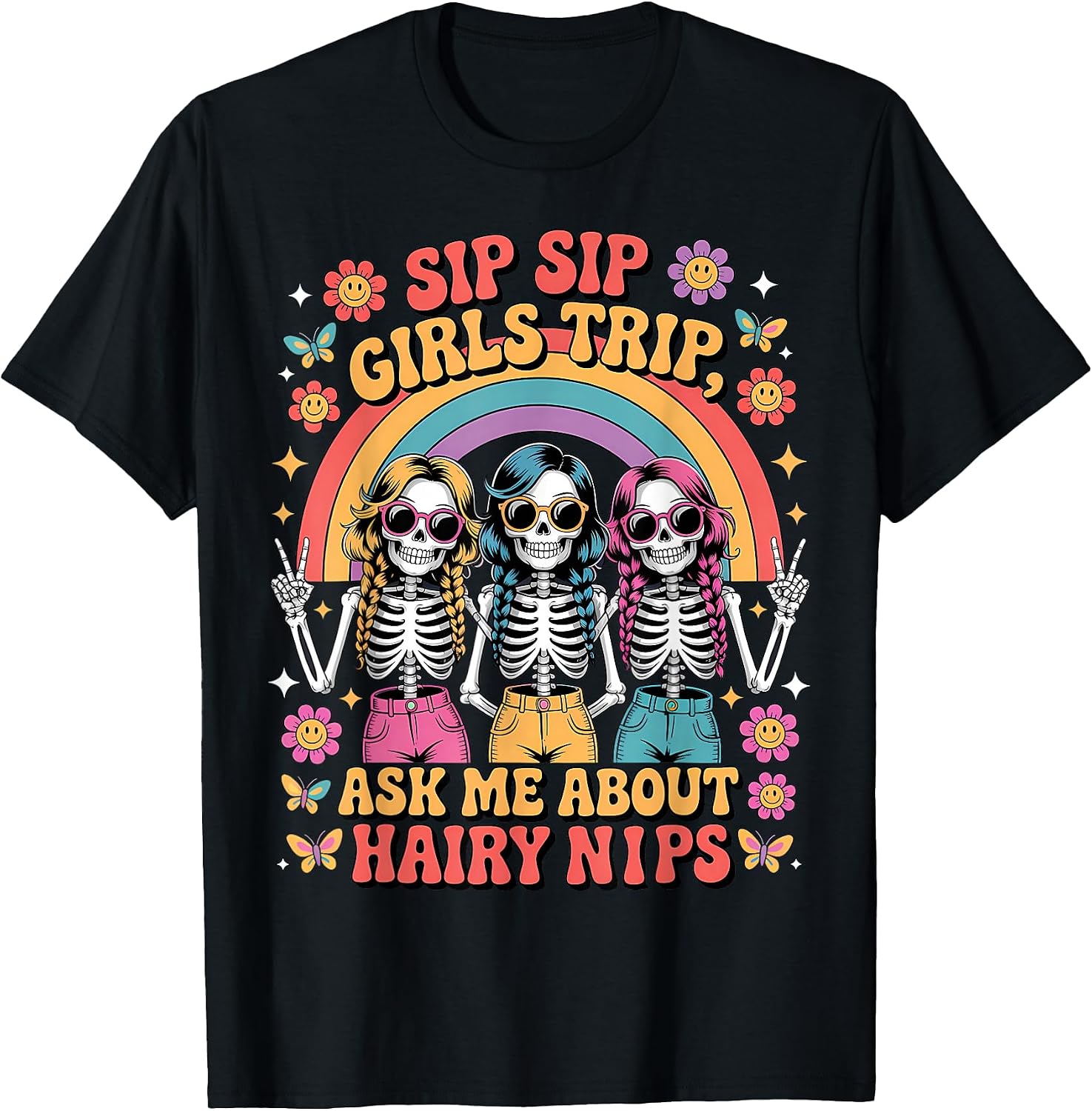 Girls Tropical Party Cruise Squad Family Matching - Adult & Kids T-Shirts, Sweatshirts & Hoodies apparel design preview 1