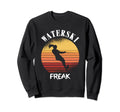 Waterski Freak Sunset Water Sweatshirt - Fun Novelty Design for Adults - T-Shirt, Sweatshirt, Hoodie