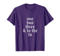 One Two Three And To Fo Oldschool Rapper T-Shirt - Trendy Graphic Unisex - T-Shirt, Sweatshirt, Hoodie