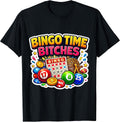 Bingo Time Bitches Funny Night Lover Player Merch - Adult & Kids T-Shirts, Sweatshirts & Hoodies apparel design preview 1