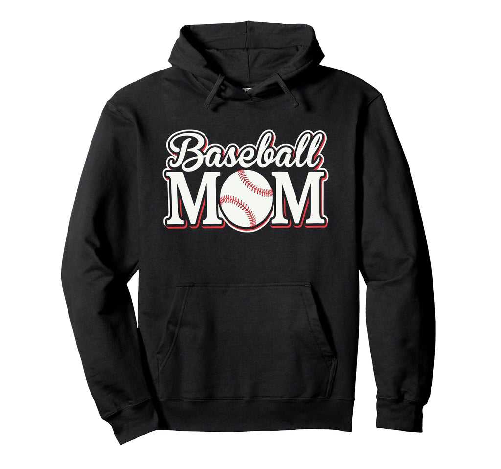 Baseball Mom Hoodie - Novelty Apparel Men Women - T-Shirt, Sweatshirt, Hoodie