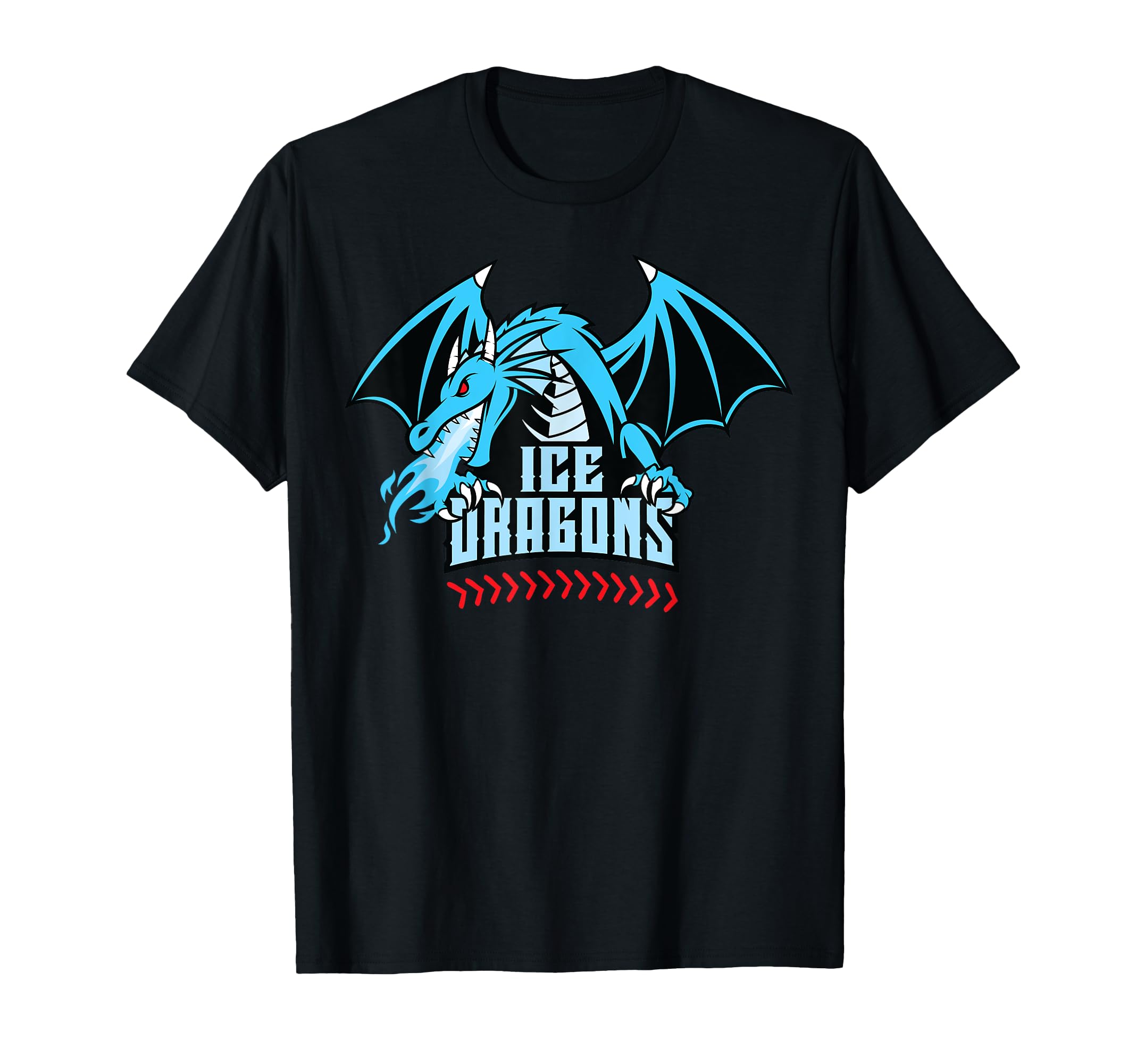 Ice Dragons Baseball T-Shirt - Minimalist Print Men Women - T-Shirt, Sweatshirt, Hoodie