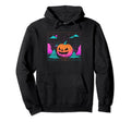 Aesthetic Vaporwave Halloween Jack O Hoodie - Minimalist Print Unisex - T-Shirt, Sweatshirt, Hoodie