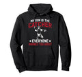 My Son Is Baseball Catcher Dad Baseball Hoodie - Trendy Graphic Unisex - T-Shirt, Sweatshirt, Hoodie
