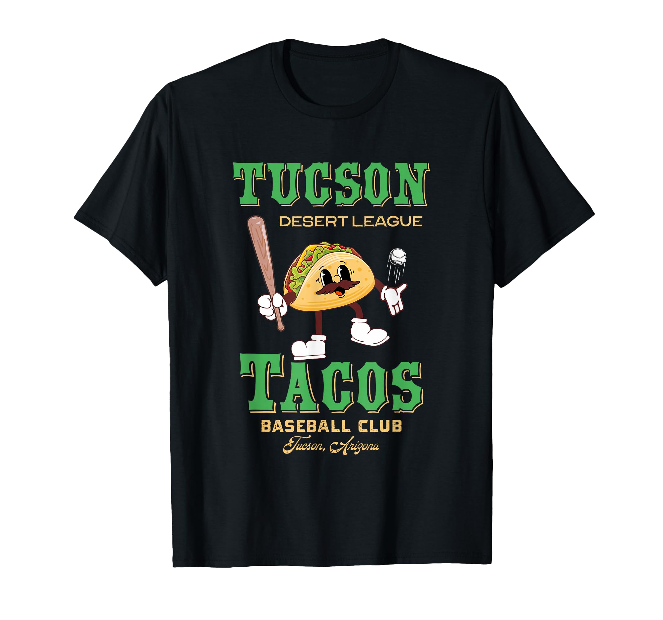 Tucson Tacos Minor League Baseball T-Shirt - Aesthetic Graphic for Adults - T-Shirt, Sweatshirt, Hoodie