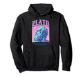 Stoic Plato Pastel Y2K Aesthetic Hoodie - Unique Graphic for Adults - T-Shirt, Sweatshirt, Hoodie