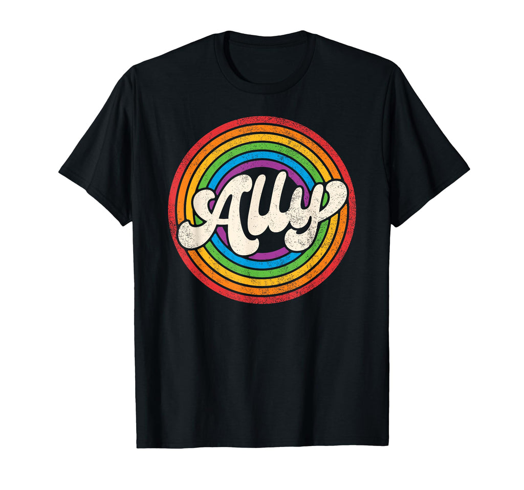 Lgbtq Ally Lesbian Gay Pride T-Shirt - Casual Everyday Wear for Adults - T-Shirt, Sweatshirt, Hoodie