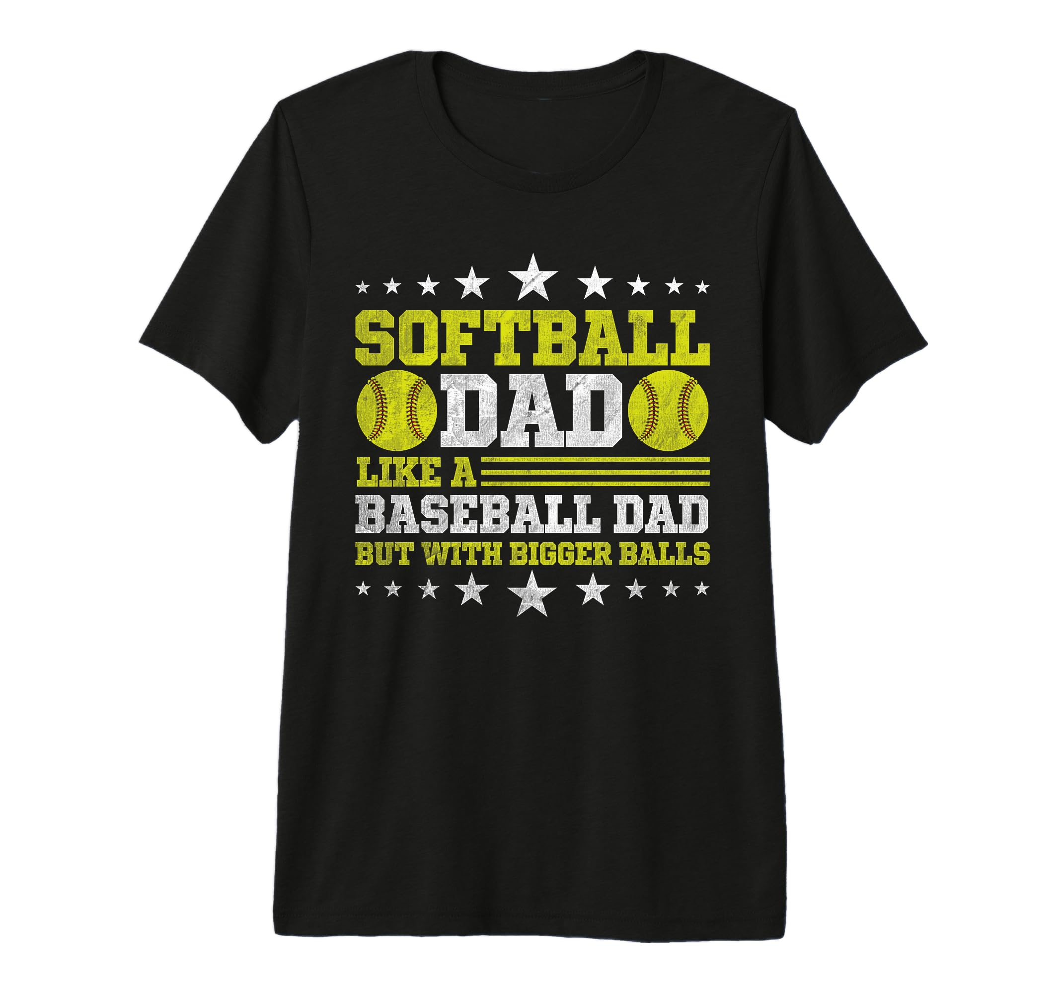 Mens Softball Dad Like Baseball Dad T-Shirt - Unique Graphic Men Women - T-Shirt, Sweatshirt, Hoodie