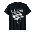 Music Pencil Winding Up Cassette Tape T-Shirt - Minimalist Print for Adults - T-Shirt, Sweatshirt, Hoodie