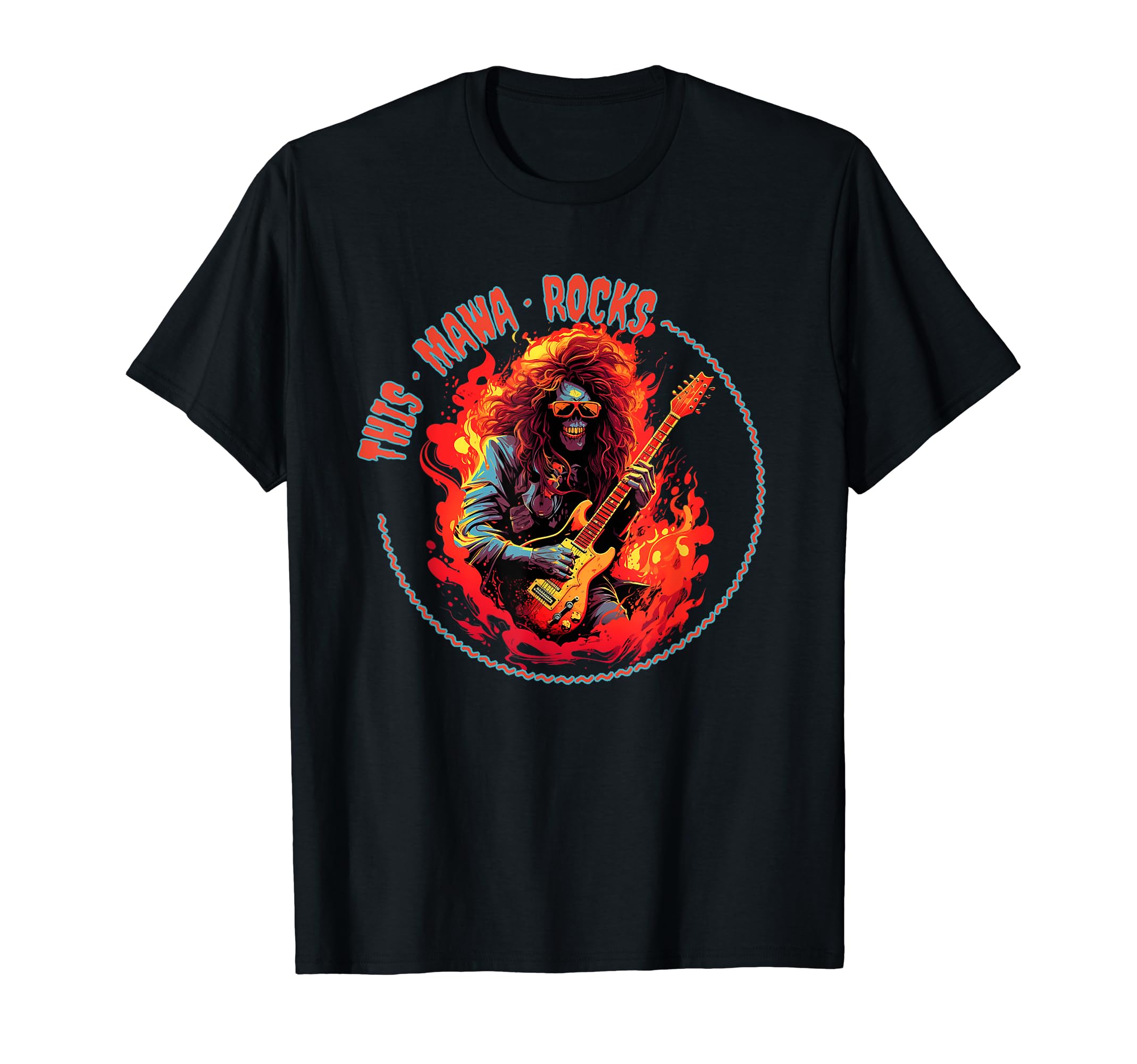 This Mawa Rocks Funny Musician T-Shirt - Fun Novelty Design Men Women - T-Shirt, Sweatshirt, Hoodie