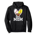 Ball Mom Funny Baseball Football Hoodie - Casual Everyday Wear for Adults - T-Shirt, Sweatshirt, Hoodie