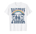 Rainbows Rodeos Western Gay Cowboy T-Shirt - Trendy Graphic Men Women - T-Shirt, Sweatshirt, Hoodie