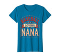 Baseball Loving Nana Grandma T-Shirt - Unique Graphic for Adults - T-Shirt, Sweatshirt, Hoodie
