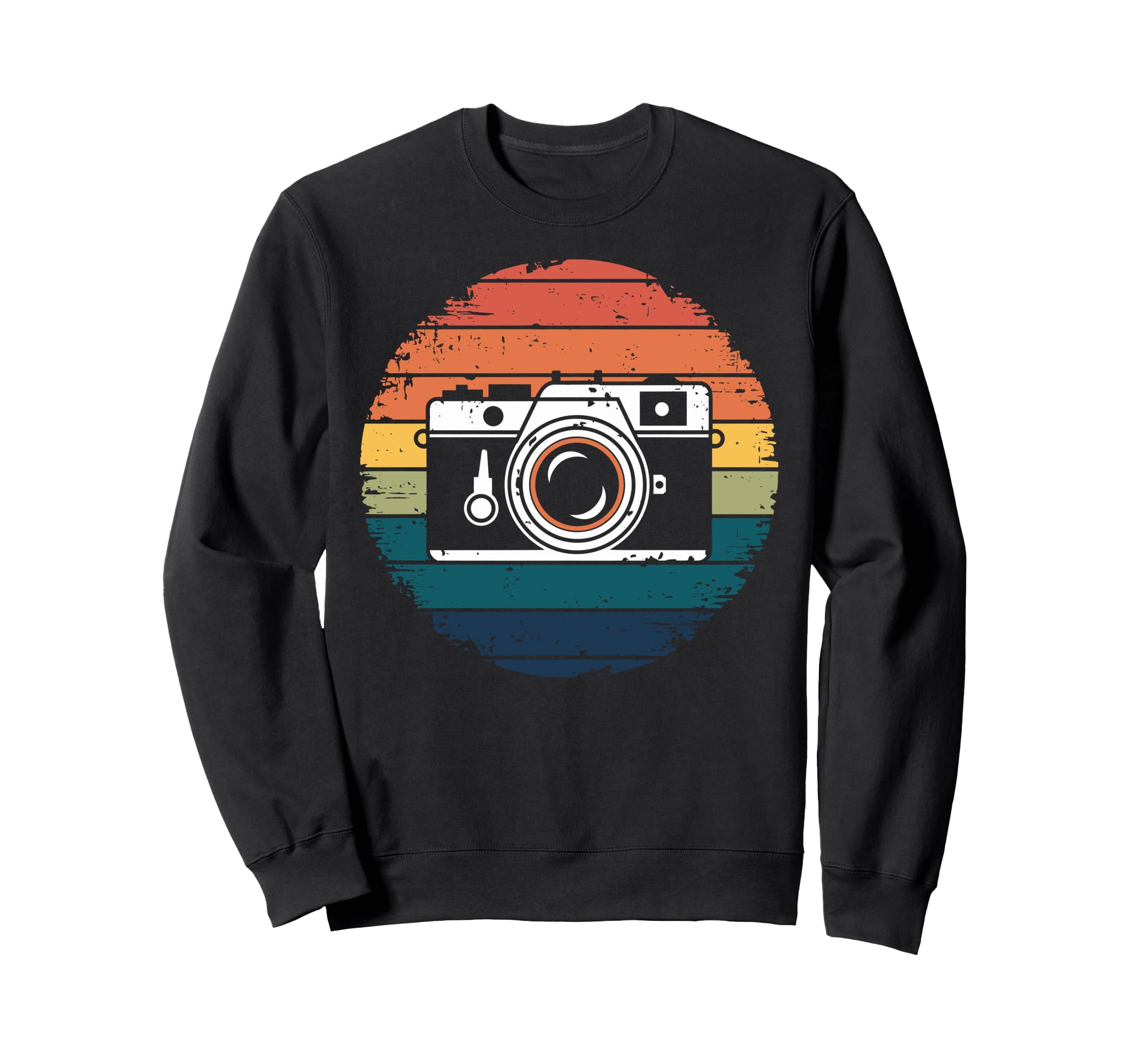 Photography Camera Silhouette Sweatshirt - Trendy Graphic for Adults - T-Shirt, Sweatshirt, Hoodie