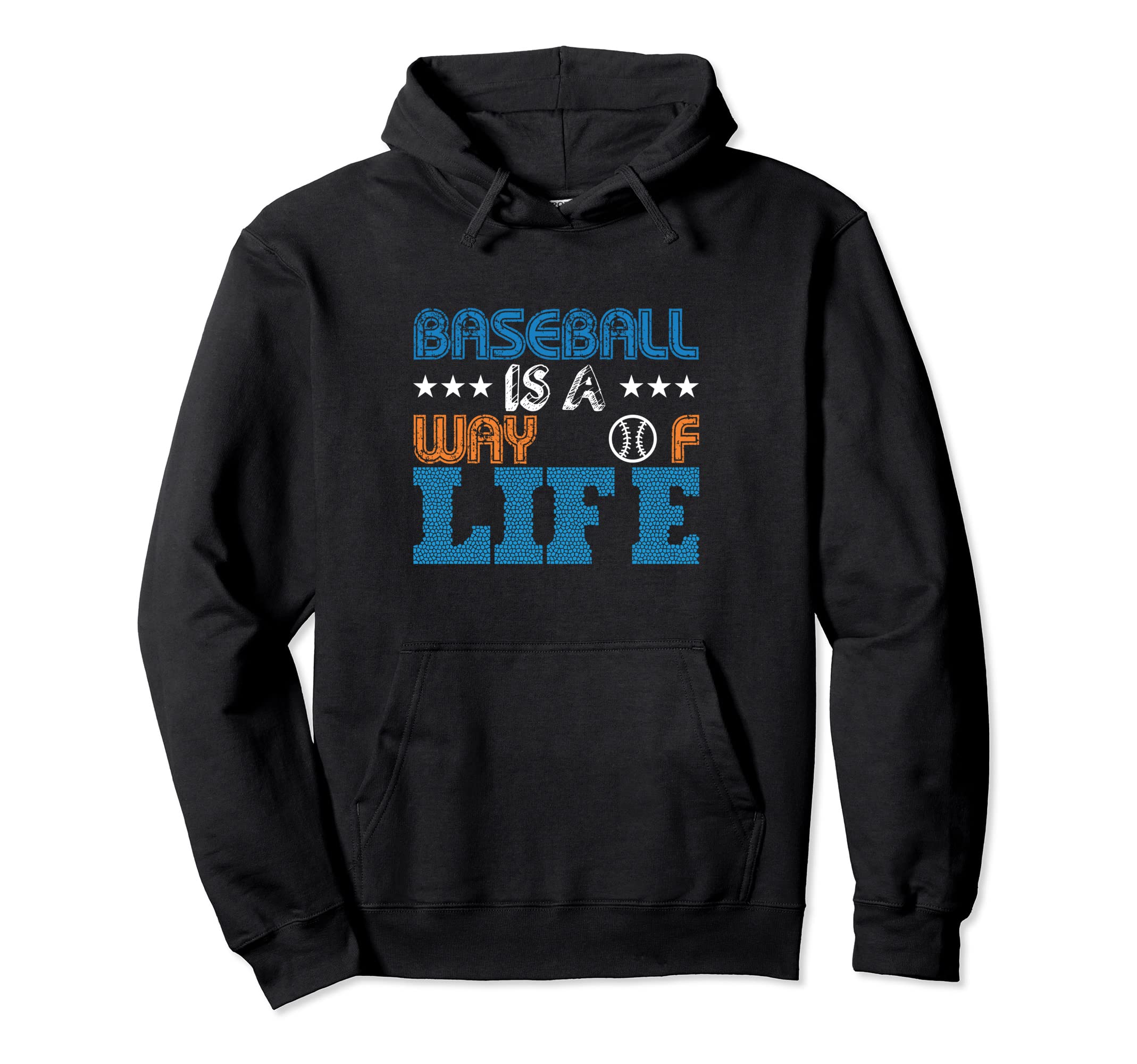 Baseball Is Way Life Baseball Player Hoodie - Streetwear Style Men Women - T-Shirt, Sweatshirt, Hoodie