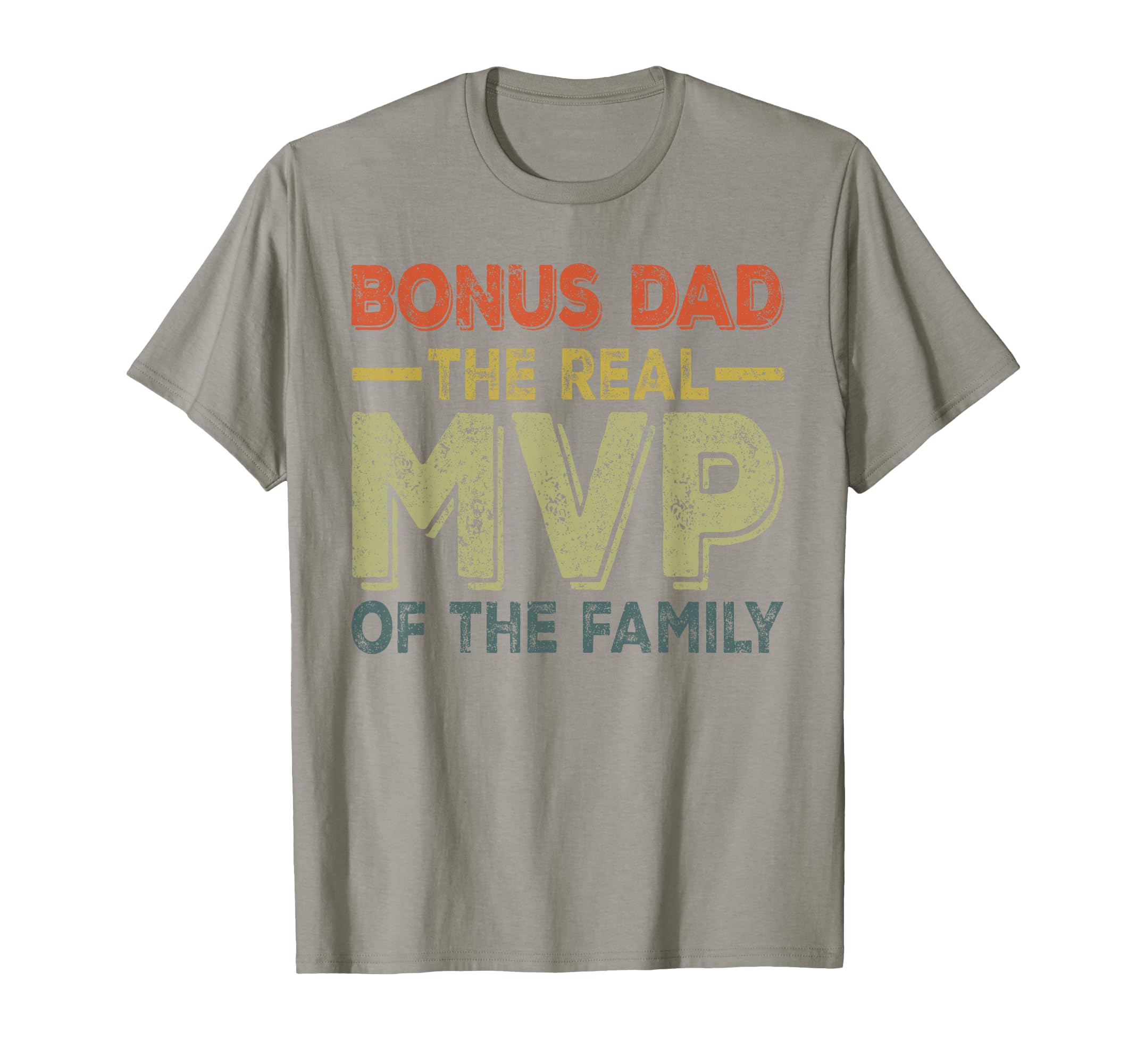 Stepdad Baseball Bonus Dad Real Mvp T-Shirt - Aesthetic Graphic for Adults - T-Shirt, Sweatshirt, Hoodie