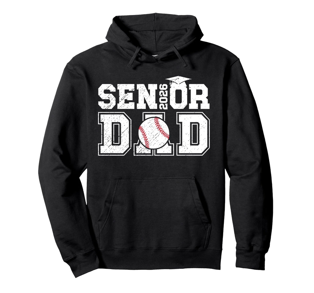 Baseball Senior Dad Senior Baseball Player Hoodie - Unique Graphic Unisex - T-Shirt, Sweatshirt, Hoodie
