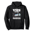 Vhs Video Cassette Tape Collector Hoodie - Fun Novelty Design Unisex - T-Shirt, Sweatshirt, Hoodie