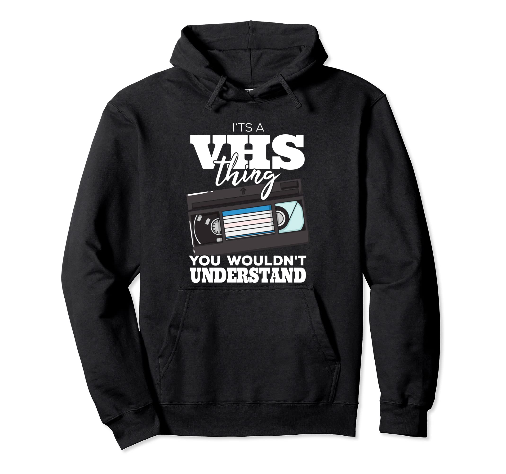 Vhs Video Cassette Tape Collector Hoodie - Fun Novelty Design Unisex - T-Shirt, Sweatshirt, Hoodie